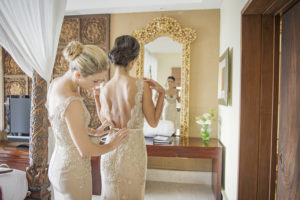 Adelaide destination wedding photography, Bali, Designer wedding dress
