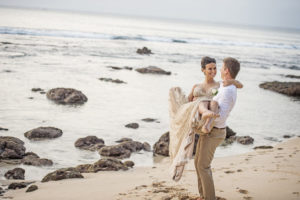 Adelaide destination wedding photography, Bali Beach, Sunset